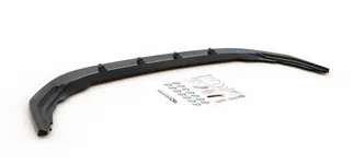 Maxton Design Front Splitter For VW MK8 Golf R - Textured Black (V1)